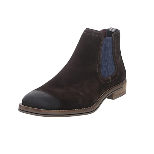 LLOYD Dario Chelsea Boots Veloursleder uni dario chelsea-boot dunkel-braun velours-leder von LLOYD