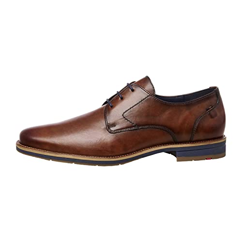 LLOYD Herren Businessschuhe Langston Schnürschuh Glattleder Schnürhalbschuhe Büro Elegant Uni braun glatt-Leder geschnürt von LLOYD