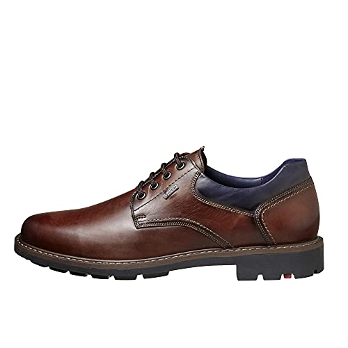 LLOYD Herren Schnürhalbschuhe VANJA, Männer Bequemschuhe,Normalweit,Freizeit,leger,Casual,Komfortschuhe,Halbschuhe,Tobacco/Pacific,39 EU / 6 UK von LLOYD