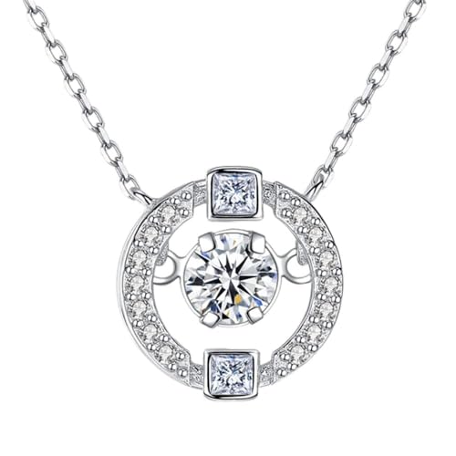 LMRJHAZ 925 Farbketten Diamantanhänger für Frauen weiß und rot blau Topaz Edelstein Schmuckanhänger Anhänger LMRJHAZ 925 Farbketten Diamantanhänger für Frauen weiß und rot blau Topaz Edelstein Schmuckanhänger Anhänger von LMRJHAZ