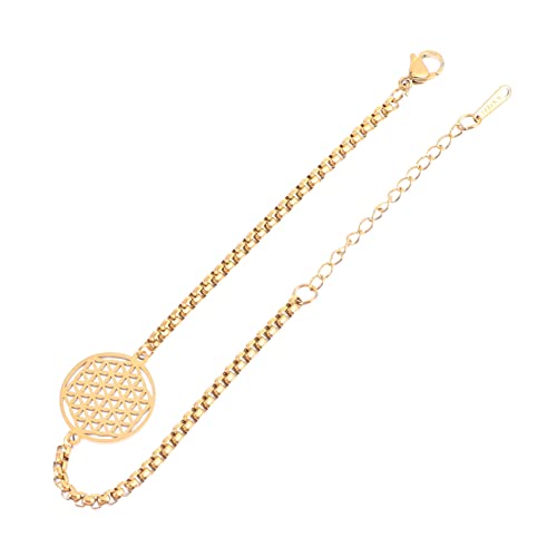 LMRJHAZ Mädchen von Mädchen Schmuck Männer Frauen goldplattiert ausgehöhltes Armband Edelstahlschmuck für modische und elegante Look-Accessoires LMRJHAZ Mädchen von Mädchen Schmuck Männer Frauen goldplattiert ausgehöhltes Armband Edelstahlschmuck für modische und elegante Look-Accessoires von LMRJHAZ