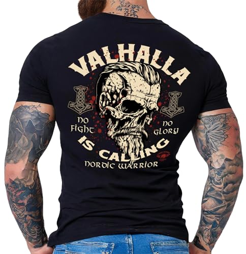 HerrenT-Shirt für Wikinger Nordmann Keltic Fans: Walhalla is Calling von LOBO NEGRO