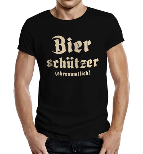 Party T-Shirt für Männer: Ehrenamtlicher Bierschützer von LOBO NEGRO