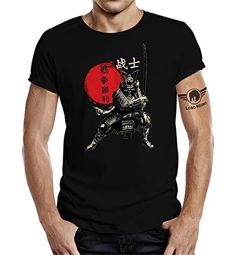 T-Shirt für Japan Samurai Tokio Kampfsport Fans L von LOBO NEGRO