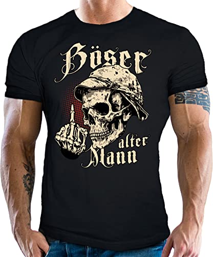 Herren T-Shirt für den etwas älteren Nörgler:Böser Alter Mann von LOBO NEGRO