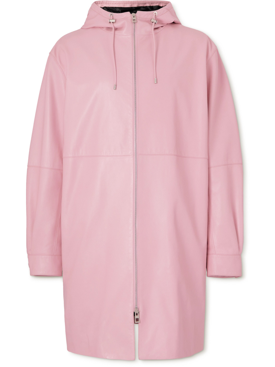 LOEWE - Leather Hooded Coat - Men - Pink - IT 50 von LOEWE