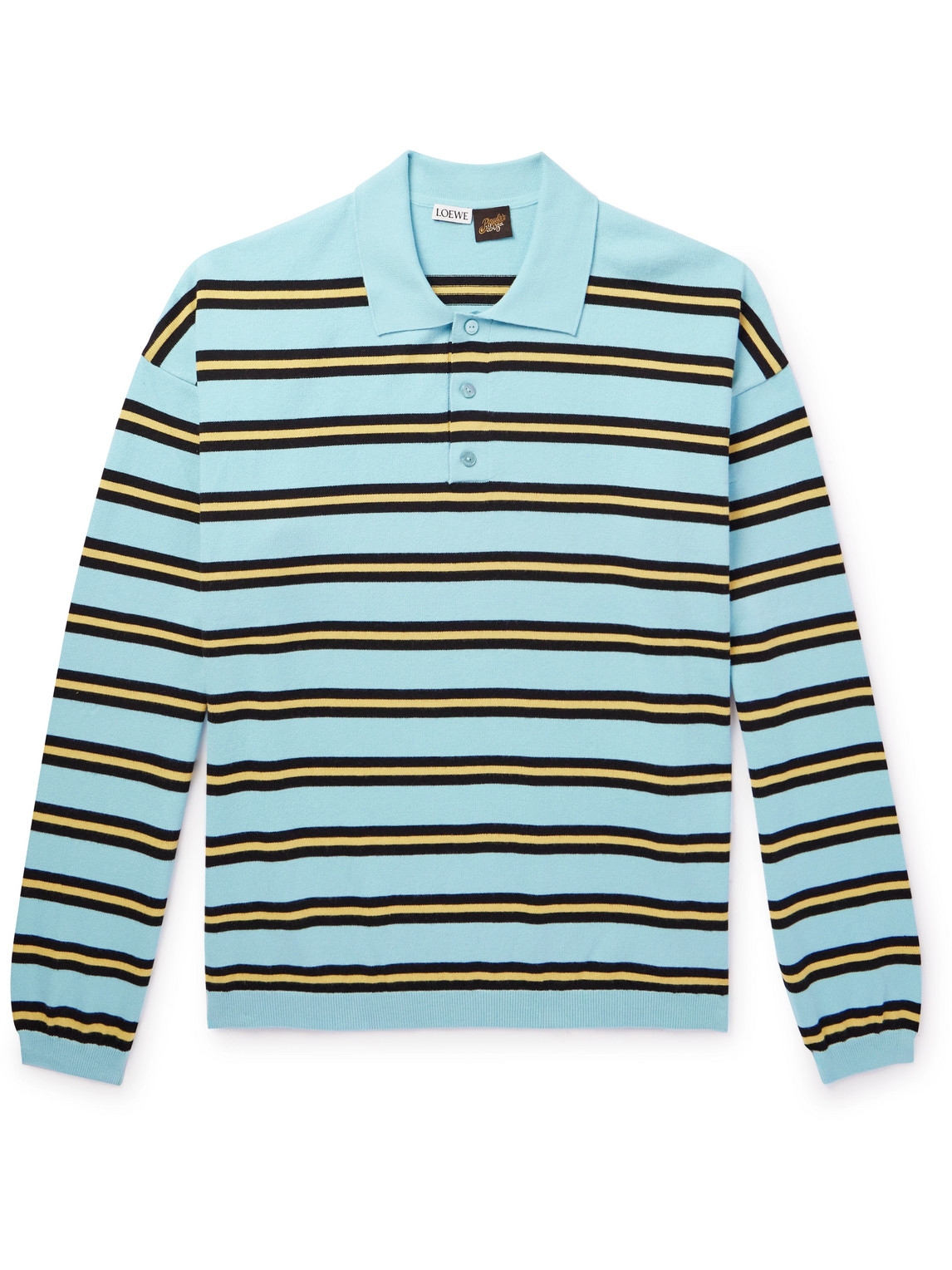 LOEWE - Paula's Ibiza Striped Cotton Polo Shirt - Men - Blue - XL von LOEWE