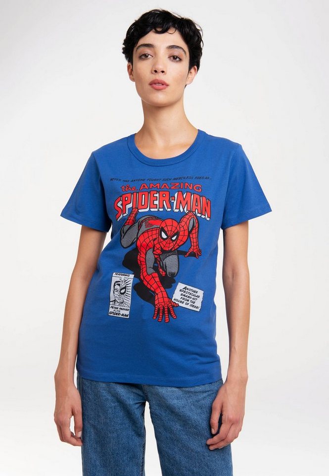 LOGOSHIRT T-Shirt Marvel - Spider-Man Merciless Foes mit lizenziertem Print von LOGOSHIRT