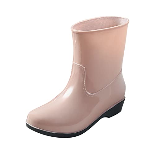 Gummistiefel Herren Damen Wasserdicht Regenschuhe Sommer Winter Regenstiefel Flach Outdoor Stiefel Angelstiefel Unisex Aquaschuhe Leicht Rain Boots Reitstiefel Arbeitsstiefel von LOIJMK