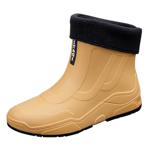 LOIJMK Gummistiefel Damen Gefüttert Regenstiefel Herren Wasserdicht Stiefeletten Rain Boots Halbhoch Regenschuhe Arbeitsschuhe Garten Stiefel Gummistiefeletten Schlupfstiefel Gartenschuhe LOIJMK Gummistiefel Damen Gefüttert Regenstiefel Herren Wasserdicht Stiefeletten Rain Boots Halbhoch Regenschuhe Arbeitsschuhe Garten Stiefel Gummistiefeletten Schlupfstiefel Gartenschuhe von LOIJMK