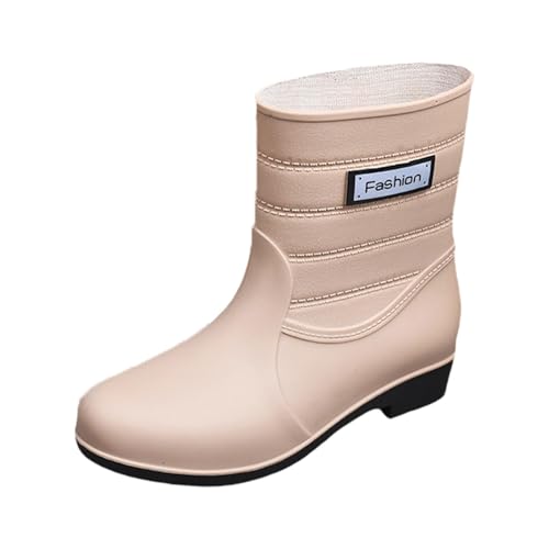 LOIJMK Gummistiefel Damen Halbhoch - Wasserdicht Stiefeletten Regenstiefel Rain Boots Regenschuhe Arbeitsschuhe Gummistiefeletten Schlupfstiefel Garten Stiefel Gartenschuhe Arbeitsstiefel LOIJMK Gummistiefel Damen Halbhoch - Wasserdicht Stiefeletten Regenstiefel Rain Boots Regenschuhe Arbeitsschuhe Gummistiefeletten Schlupfstiefel Garten Stiefel Gartenschuhe Arbeitsstiefel von LOIJMK
