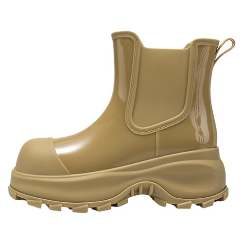 LOIJMK Gummistiefel Damen Regenstiefel Wasserdicht Arbeitsstiefel Mit Dicken Sohlen Regenschuhe Rain Boots Halbhoch Stiefeletten Gummistiefelette Gummi Stiefel Gummischuhe Schlupfstiefel Gartenschuhe LOIJMK Gummistiefel Damen Regenstiefel Wasserdicht Arbeitsstiefel Mit Dicken Sohlen Regenschuhe Rain Boots Halbhoch Stiefeletten Gummistiefelette Gummi Stiefel Gummischuhe Schlupfstiefel Gartenschuhe von LOIJMK