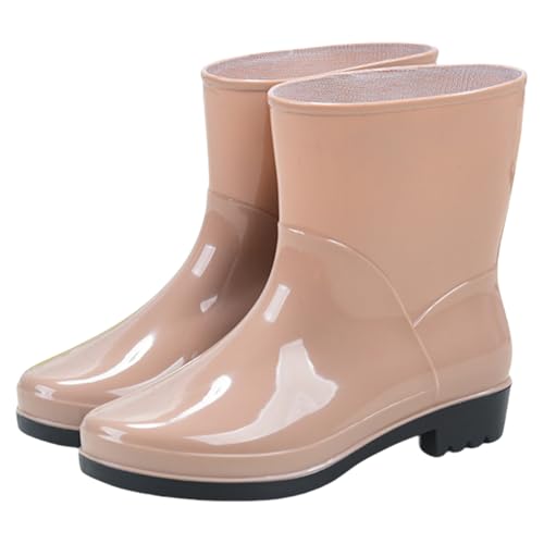 LOIJMK Gummistiefel Damen Wasserdicht Regenstiefel Ankle Rain Boots Arbeitsschuhe Halbhoch Regenschuhe Stiefeletten Gummistiefeletten Schlupfstiefel Garten Stiefel Berufsschuhe Sicherheitsstiefel LOIJMK Gummistiefel Damen Wasserdicht Regenstiefel Ankle Rain Boots Arbeitsschuhe Halbhoch Regenschuhe Stiefeletten Gummistiefeletten Schlupfstiefel Garten Stiefel Berufsschuhe Sicherheitsstiefel von LOIJMK