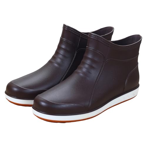LOIJMK Gummistiefel Herren Arbeitsschuhe Wasserdicht Stiefeletten Rain Boots Gummistiefeletten Regenschuhe Rutschfeste Regenstiefel Gartenschuhe Berufsschuhe Sicherheitsstiefel Schlupfstiefel LOIJMK Gummistiefel Herren Arbeitsschuhe Wasserdicht Stiefeletten Rain Boots Gummistiefeletten Regenschuhe Rutschfeste Regenstiefel Gartenschuhe Berufsschuhe Sicherheitsstiefel Schlupfstiefel von LOIJMK