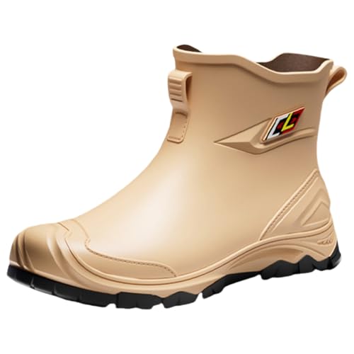 LOIJMK Gummistiefel Herren Wasserdicht Stiefeletten Arbeitsschuhe Gummistiefeletten Berufsschuhe Rain Boots Regenschuhe Rutschfeste Regenstiefel Gartenschuhe Sicherheitsstiefel Schlupfstiefel LOIJMK Gummistiefel Herren Wasserdicht Stiefeletten Arbeitsschuhe Gummistiefeletten Berufsschuhe Rain Boots Regenschuhe Rutschfeste Regenstiefel Gartenschuhe Sicherheitsstiefel Schlupfstiefel von LOIJMK