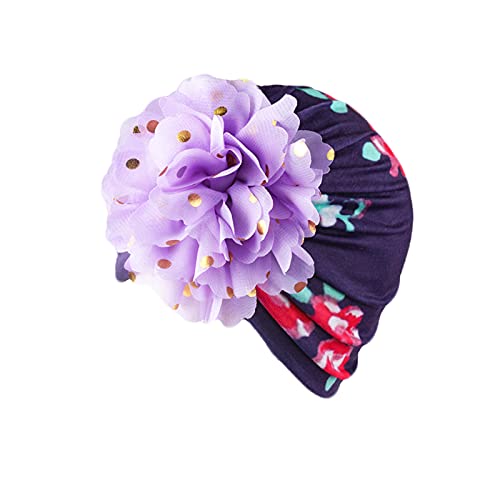 LOIJMK Headband Baby Bogen Blumenblumen Accessoires für Haare Kopfbedeckung Mütze Baby Pflege Baby Sommer Cap (D, One Size) von LOIJMK