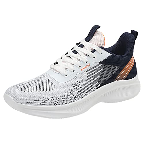 LOIJMK Herren Laufschuhe Sommer Turnschuhe Joggingschuhe Herren Running Schuhe Atmungsaktiv Walking Schuhe Herren Freizeitschuhe Fitnessschuhe Mode Herren - Schuhe Sneaker Schuhe Sommerschuhe von LOIJMK