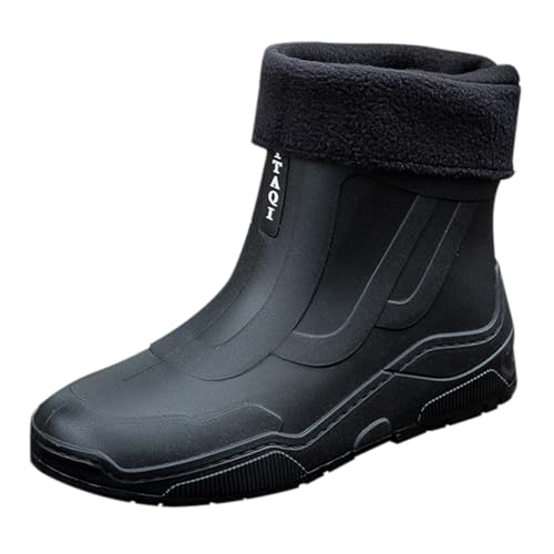 LOIJMK Men's And Women's Spring Summer Autumn Winter BEITAQI Short Sleeved Cotton Detachable And Washable Outdoor Fashion Work Fishing Car Wash Kitchen Non Slip Warm Couple Rain Run Schuhe (Black, 35) LOIJMK Men's And Women's Spring Summer Autumn Winter BEITAQI Short Sleeved Cotton Detachable And Washable Outdoor Fashion Work Fishing Car Wash Kitchen Non Slip Warm Couple Rain Run Schuhe (Black, 35) von LOIJMK