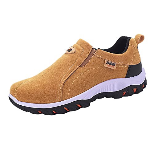 LOIJMK Turnschuhe Herren, rutschfeste Sportschuhe Herren Running Schuhe, Slip On Hiking Schuhe Herren, Mode Trainingsschuhe Herren Wanderschuhe Outdoor Schuhe Herren Sommer Trekkingschuhe von LOIJMK