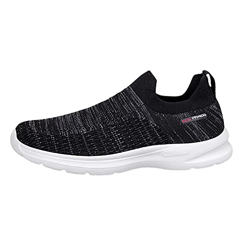 Sportschuhe Herren Fitnessstudio, Atmungsaktive Schuhe Herren Running Schuhe, Funky Sommerschuhe Herren Leicht Slip On Sneaker Schuhe Herren Sportschuhe Mode Elegante Schuhe Joggingschuhe von LOIJMK