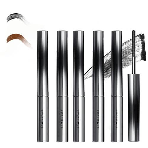 Judy Doll Curling Iron Mascara, Judy Doll Mascara, Judy Doll Mascara Curly, Judy Doll - 3D Curling Eyelash Iron Mascara, Judy Doll Metal Mascara (5PCS,schwarz) von LONGTO