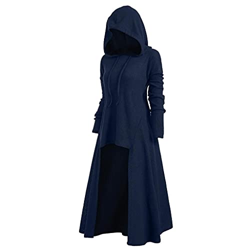 Umhang Kleid mit Kapuze Vintage Wasserfall Samtumhang Cape Vampir Kostüm Damen Cosplay Viktorianischen Umhang Prop für Karneval Masquerade Mittelalter Bekleidung Kanerval Faschingskostüme Damen von LOPILY