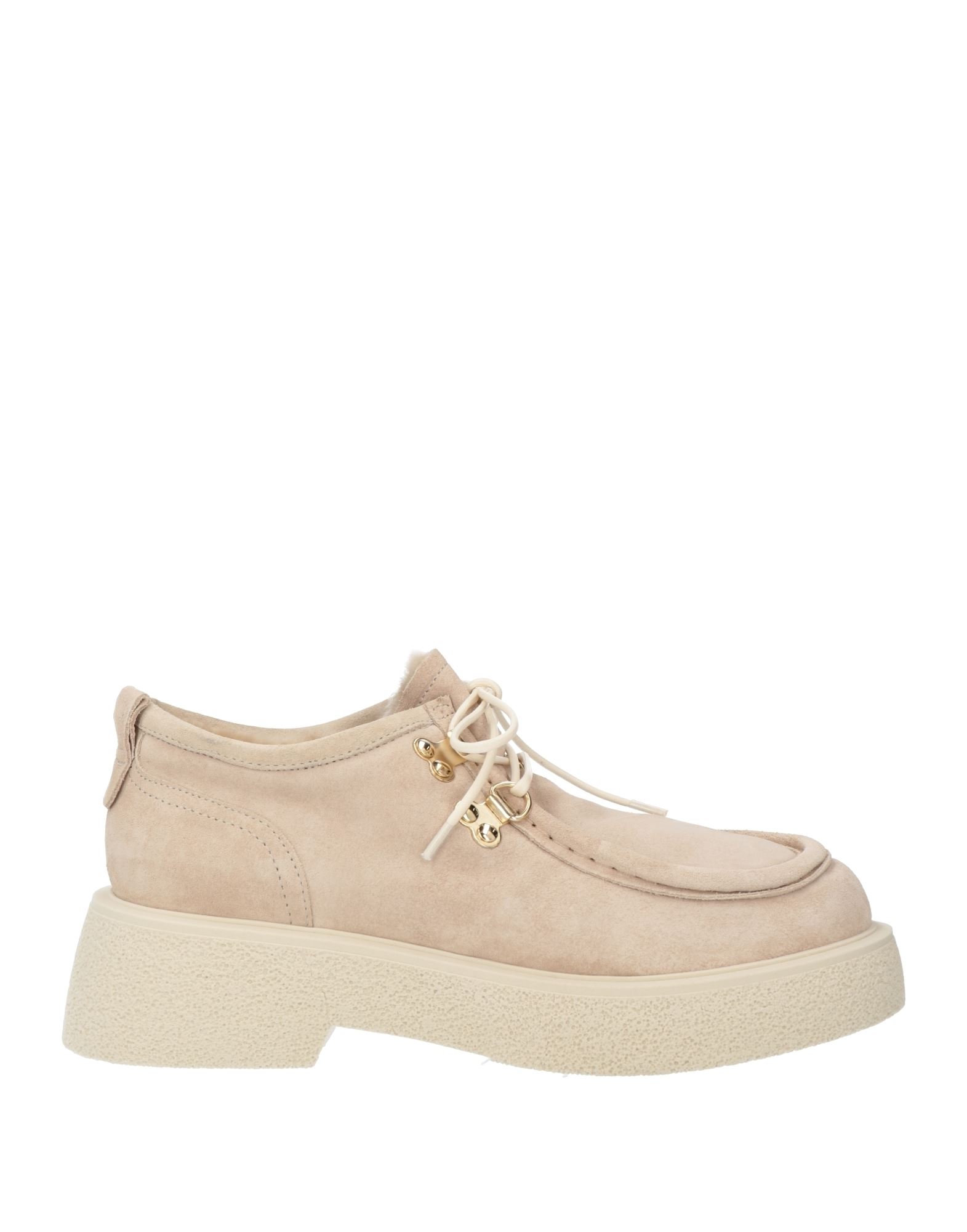 LORIBLU Schnürschuh Damen Beige von LORIBLU