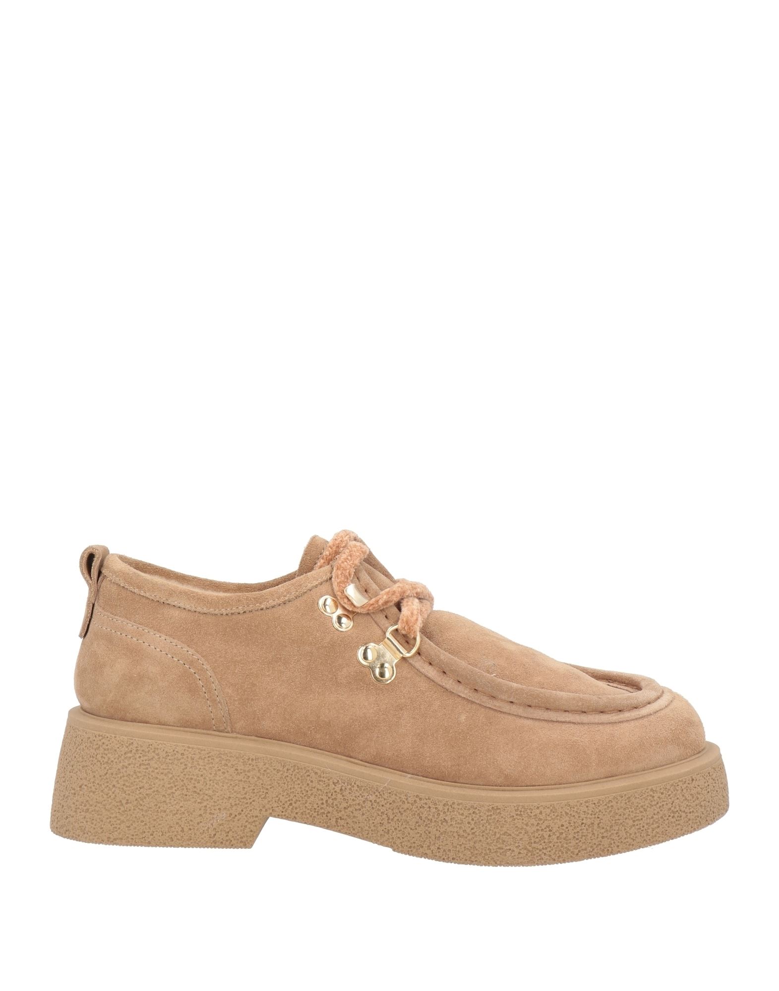 LORIBLU Schnürschuh Damen Sand von LORIBLU