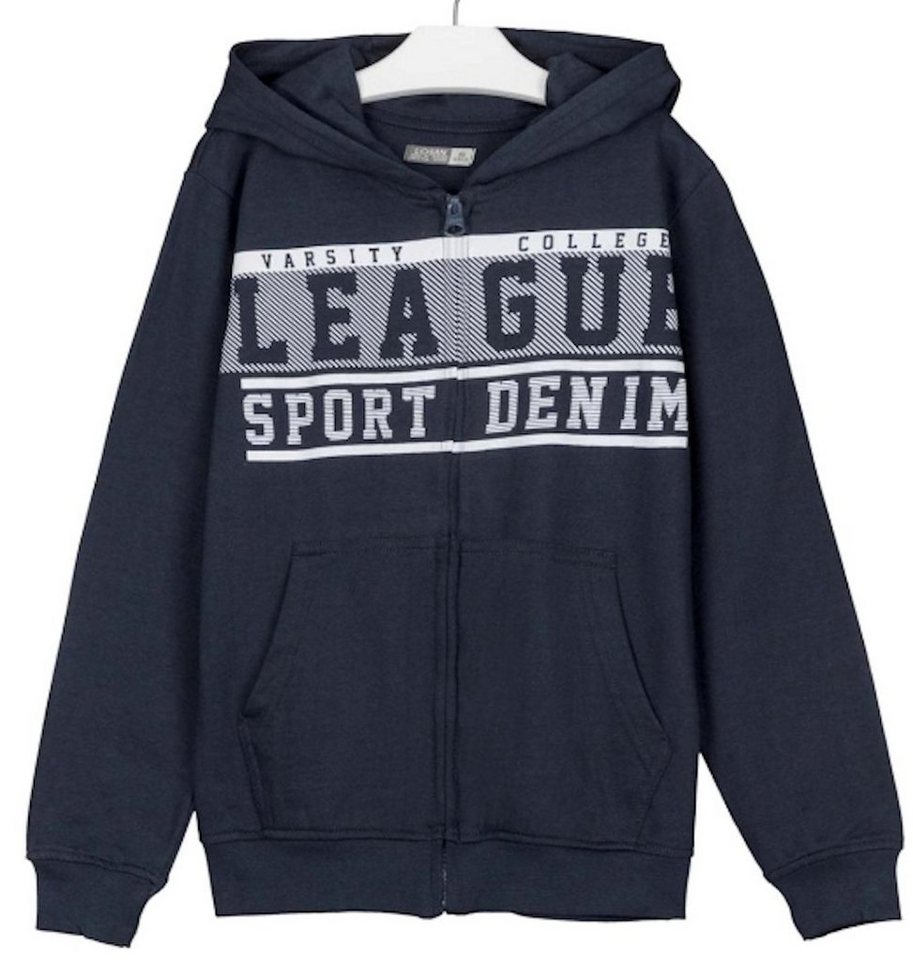 LOSAN Sweatjacke Losan Jungen Sweatjacke Jacke Kapuze navy blau (1-tlg) von LOSAN