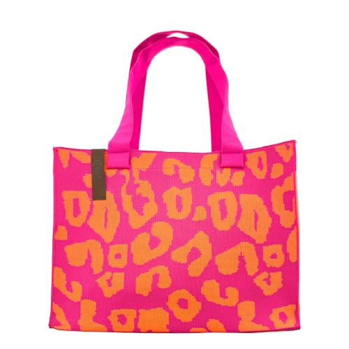 LOT83, Tasche Damen, Femke, damen-umhängetaschen, Strandtasche, Fuchsia, Einheitsgröße von LOT83