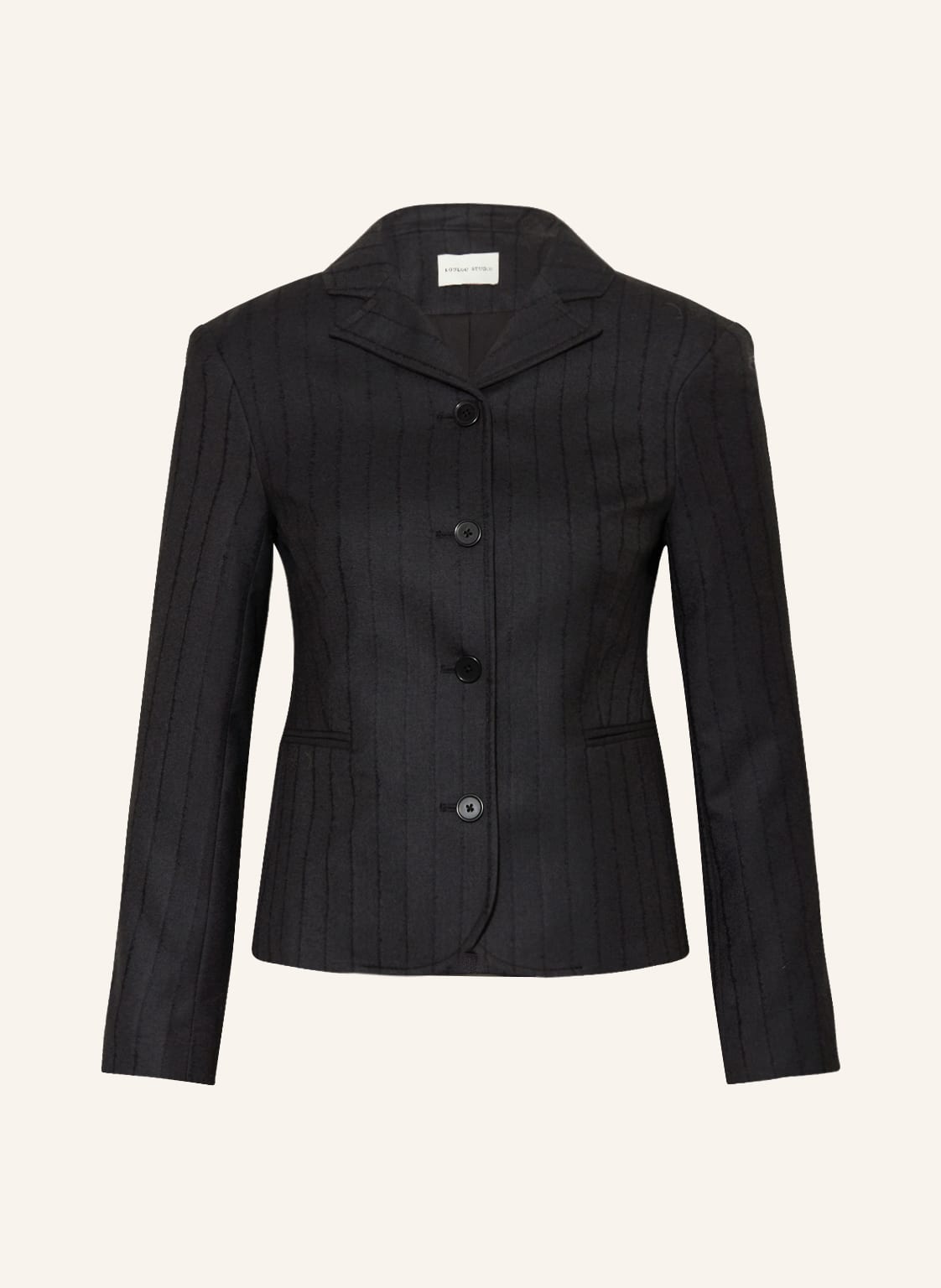 Loulou Studio Blazer Furo schwarz von LOULOU STUDIO