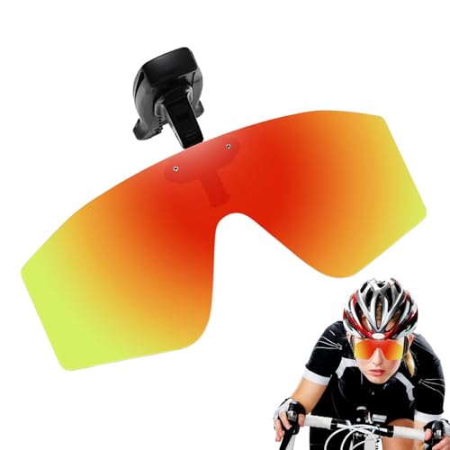 Clip-on-Sonnenbrillen über Korrekturbrillen,polarisierte Clip-on-Sonnenbrillen für Herren,Vision Polarisierte Hutvisiere Clips Hutclip auf verstellbare Sonnenbrillen - Polarisierte Sonnenbrille, Herre von LOVEMETOO