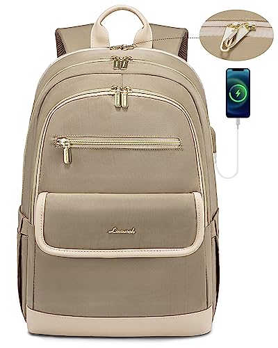 LOVEVOOK Rucksack Mädchen, Schulrucksack Teenager Schultasche Reiserucksack Damen Wasserdicht Anti Diebstahl Tagesrucksack 15.6 Zoll Laptop Backpack Women Elegant Cityrucksack für Uni Reise Arbeit von LOVEVOOK