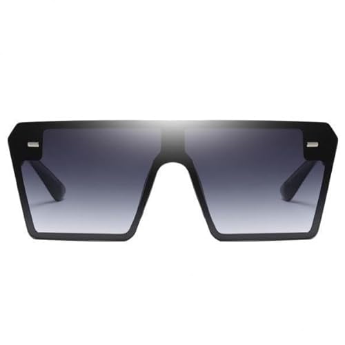 LOVIVER 4 X Damen Sonnenbrille, übergroßer Rahmen, Getönte Gläser, 400, Grau von LOVIVER