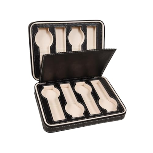 LOVIVER Uhrenbox, Uhren-Reiseetui, PU-, Smartwatches, doppellagig, Armbanduhren, Handtasche, Uhrenvitrine, Uhren-Organizer-Etui, Schwarz LOVIVER Uhrenbox, Uhren-Reiseetui, PU-, Smartwatches, doppellagig, Armbanduhren, Handtasche, Uhrenvitrine, Uhren-Organizer-Etui, Schwarz von LOVIVER