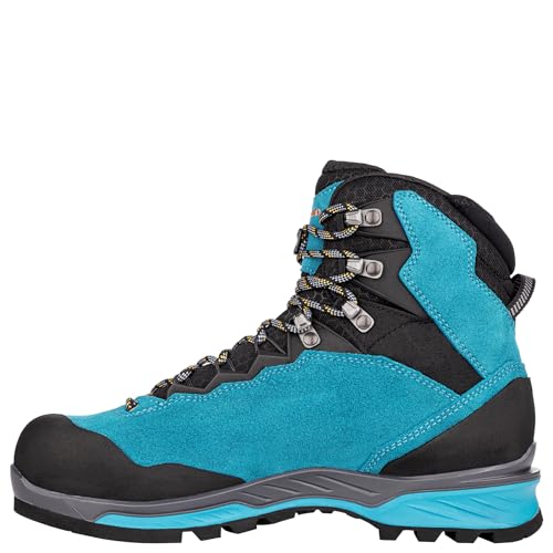 LOWA Stiefel mittel Cadin II GTX MID Ws türkis/Mandarine 37.5 von LOWA