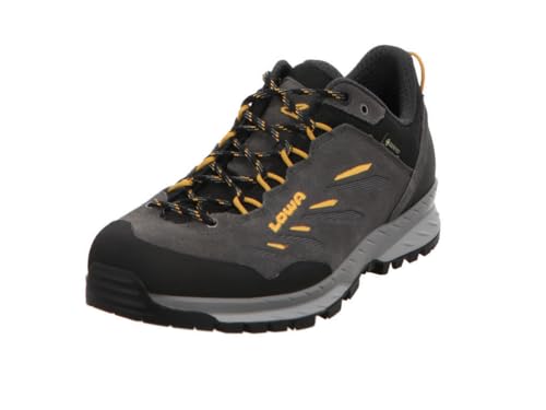 LOWA Halbschuh DELAGO GTX LO Asphalt/Mango 42.5 von LOWA