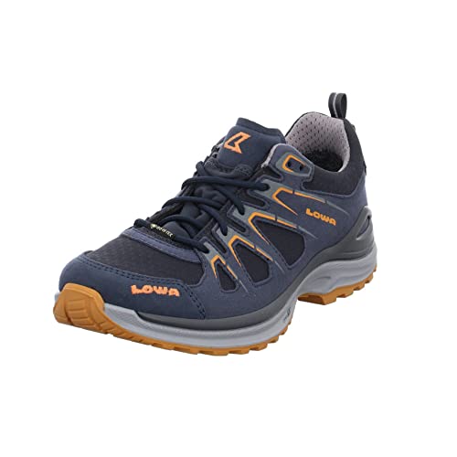 LOWA Halbschuh Innox EVO GTX LO Ws stahlblau/Mandarine 37 von LOWA