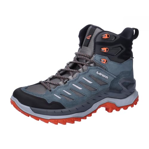 LOWA Stiefel mittel INNOVO GTX MID rauchgrün/flame 44 von LOWA