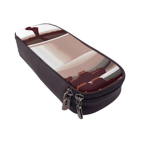 LRHCNZDCP Federmäppchen mit Kaffeebecher- und Kaffeebohnen-Motiv, Leder, niedliches Federmäppchen, für Schule, Büro, College, für Erwachsene, Jungen, Mädchen, Schwarz , Einheitsgröße, Schulranzen LRHCNZDCP Federmäppchen mit Kaffeebecher- und Kaffeebohnen-Motiv, Leder, niedliches Federmäppchen, für Schule, Büro, College, für Erwachsene, Jungen, Mädchen, Schwarz , Einheitsgröße, Schulranzen von LRHCNZDCP