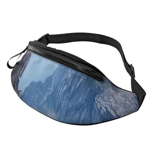 Mountain Cliff bedruckte Bauchtasche für Herren und Damen, Umhängetasche, Bauchtasche mit verstellbarem Riemen für Wandern, Laufen, Reisen, Radfahren, Schwarz , Einheitsgröße, Lässiger Tagesrucksack Mountain Cliff bedruckte Bauchtasche für Herren und Damen, Umhängetasche, Bauchtasche mit verstellbarem Riemen für Wandern, Laufen, Reisen, Radfahren, Schwarz , Einheitsgröße, Lässiger Tagesrucksack von LRHCNZDCP