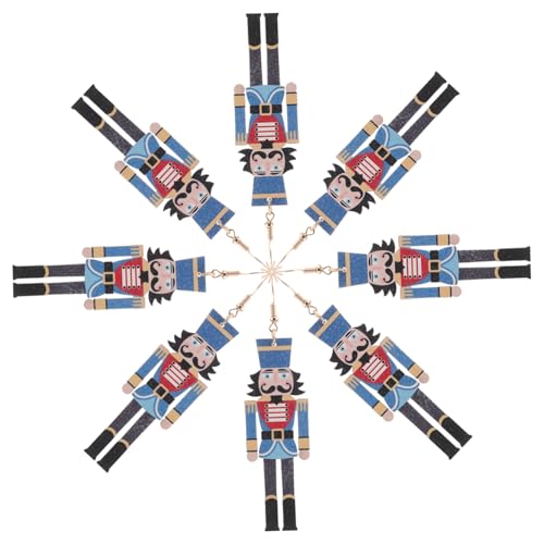 LRXIYODE 4 Paar Weihnachtsohrringe Für Damen Ohrhänger Aus Holz Süße Ohrhaken Festlicher Schmuck Für Weihnachtsgeschenke LRXIYODE 4 Paar Weihnachtsohrringe Für Damen Ohrhänger Aus Holz Süße Ohrhaken Festlicher Schmuck Für Weihnachtsgeschenke von LRXIYODE