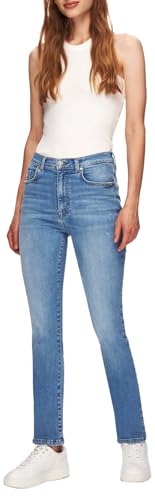 LTB Jeans Damen Jonna 300 - Straight High Rise Basic-5-Pocket Light Wash Blau aus Baumwollgemisch - Größe W33L32 LTB Jeans Damen Jonna 300 - Straight High Rise Basic-5-Pocket Light Wash Blau aus Baumwollgemisch - Größe W33L32 von LTB Jeans