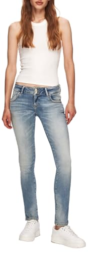 LTB Jeans Damen Molly 200 - Slim Low Rise Basic-5-Pocket Light Wash Blau aus Baumwollgemisch - Größe W28L30 LTB Jeans Damen Molly 200 - Slim Low Rise Basic-5-Pocket Light Wash Blau aus Baumwollgemisch - Größe W28L30 von LTB Jeans