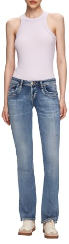 LTB Jeans Damen Molly 400 - Bootcut Low Rise Basic-5-Pocket Light Wash Blau aus Baumwollgemisch - Größe W33L32 LTB Jeans Damen Molly 400 - Bootcut Low Rise Basic-5-Pocket Light Wash Blau aus Baumwollgemisch - Größe W33L32 von LTB Jeans