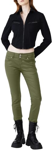 LTB Jeans Damen Molly M Jeans, Green Coated Wash 2836, 25W / 28L LTB Jeans Damen Molly M Jeans, Green Coated Wash 2836, 25W / 28L von LTB Jeans