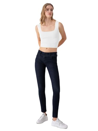 LTB Jeans Damen Mozege Freizeit-Top, White 100, M LTB Jeans Damen Mozege Freizeit-Top, White 100, M von LTB Jeans
