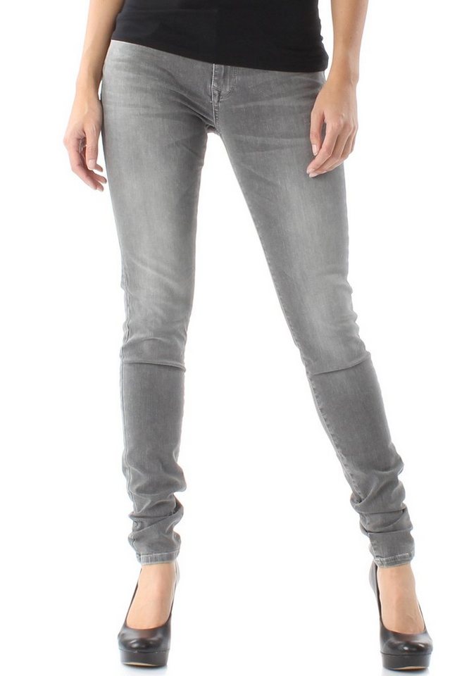 LTB Skinny-fit-Jeans LTB Damen Jeans NICOLE Speed Grey Wash Grau von LTB