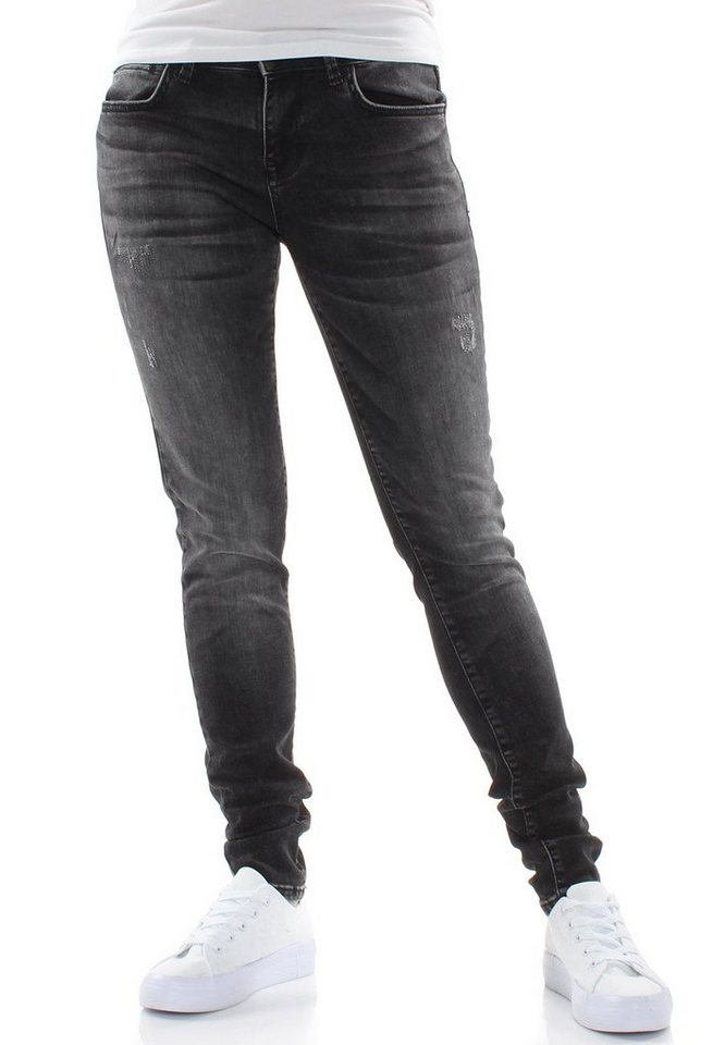 LTB Slim-fit-Jeans LTB Damen Jeans NICOLE Dias Wash Schwarz von LTB