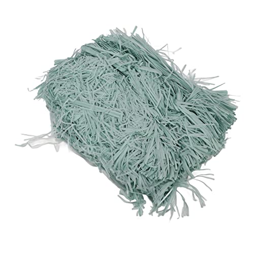 Raffia-Papierfüller, Leicht, Geruchlos, Leuchtende Farben, Heimdekoration, Geschenkverpackung, Füller aus Papierschnitzeln für Heimwerker, Stoßdämpfung, Breite Anwendung, 500 G von LUCKDANO